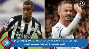 تعرف على القنوات المفتوحة التي تبث مباراة توتنهام ونيوكاسل الودية اليوم وتحضيرات الفريقين للموسم القادم